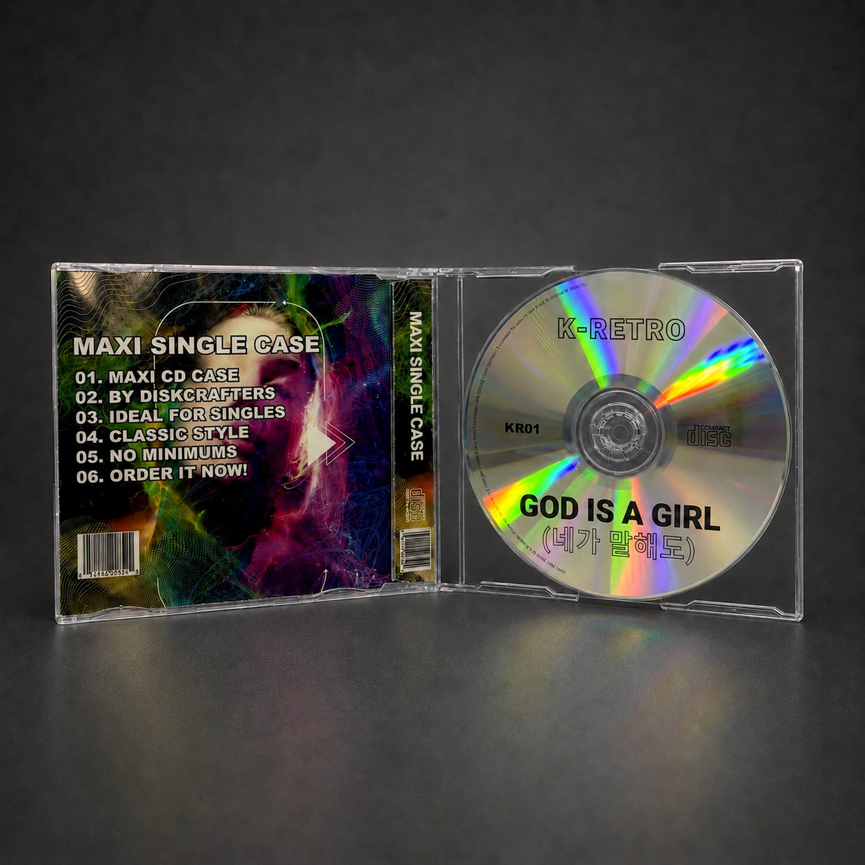 Maxi Single CD Case Printing Duplication 