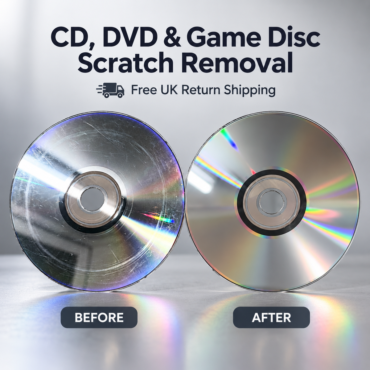 CD, DVD & Game Disc Scratch Removal – Professional Disc Resurfacing