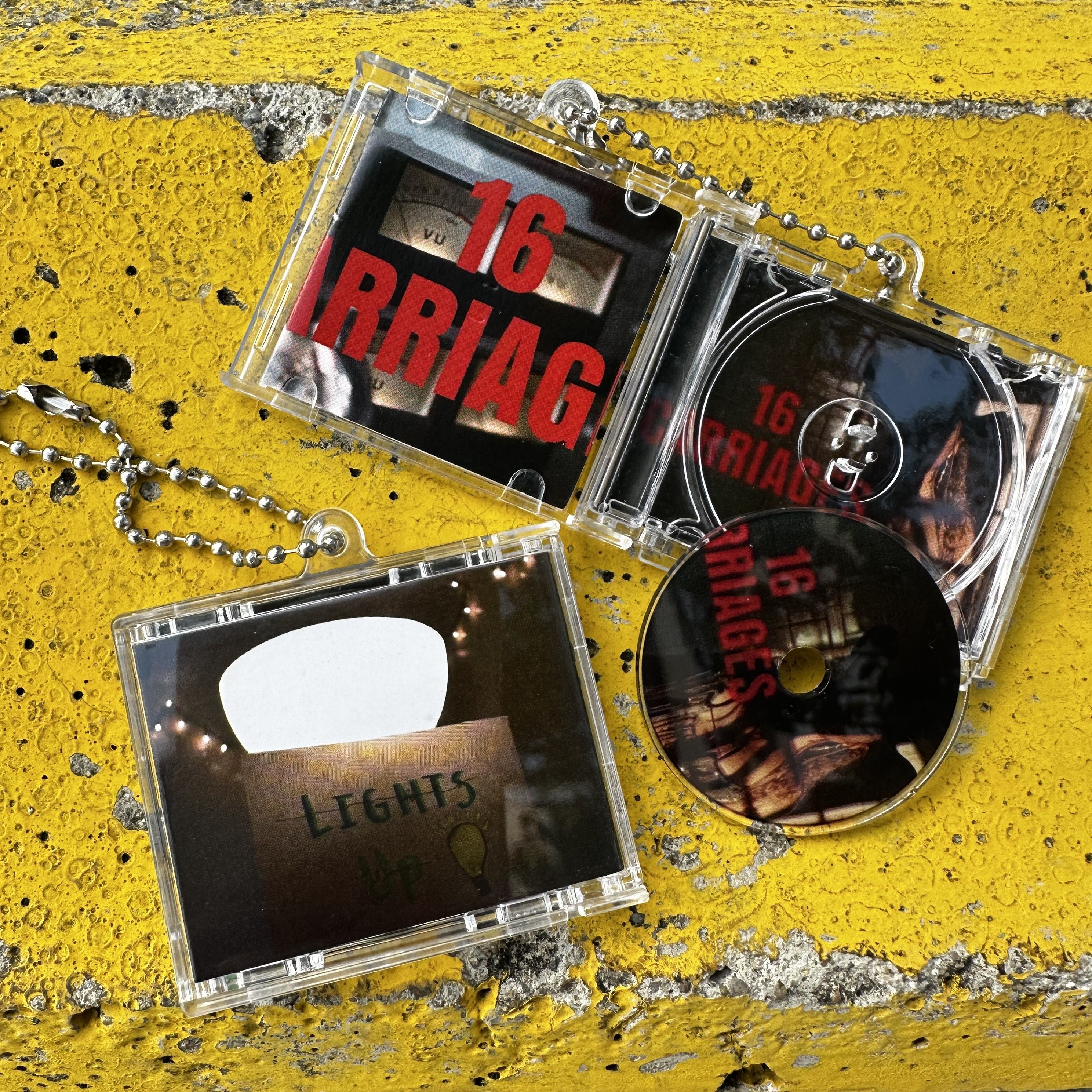 Miniature Jewel Case CD Custom NFC Keychains