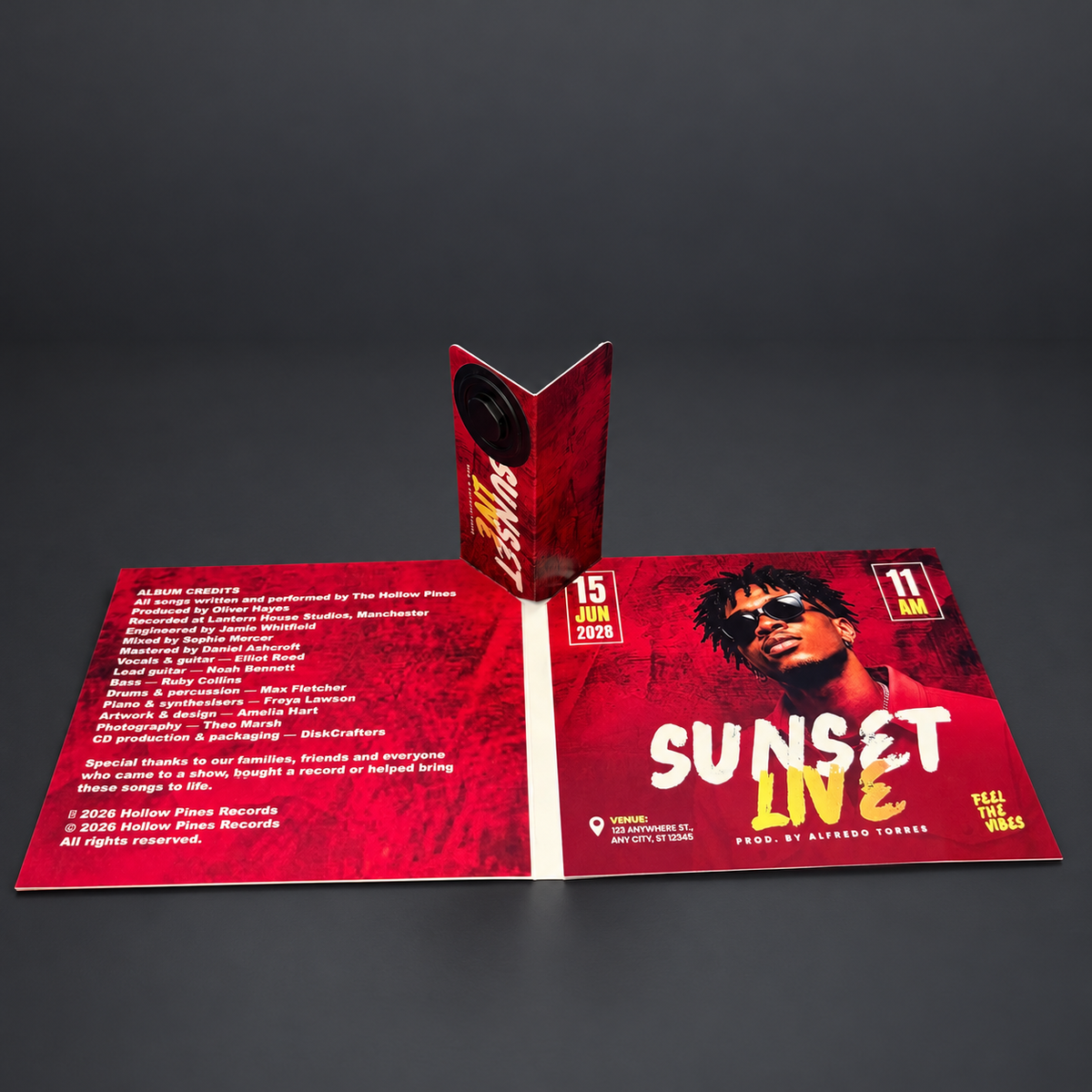 Digifloat Pop-Up CD Packaging  + CD Printing & Duplication