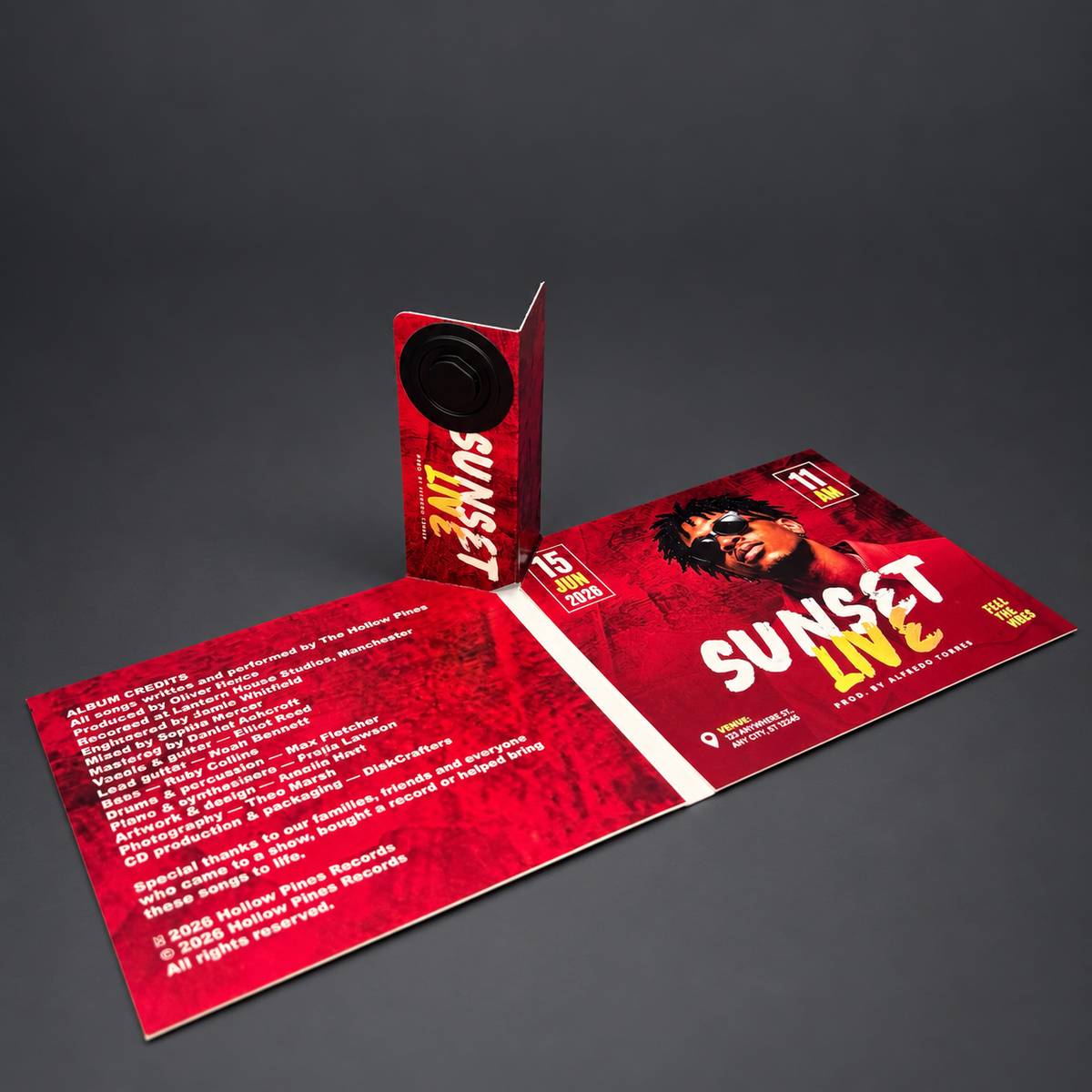 Digifloat Pop-Up CD Packaging  + CD Printing & Duplication
