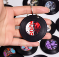 Miniature Vinyl Record Style Custom NFC Keychains